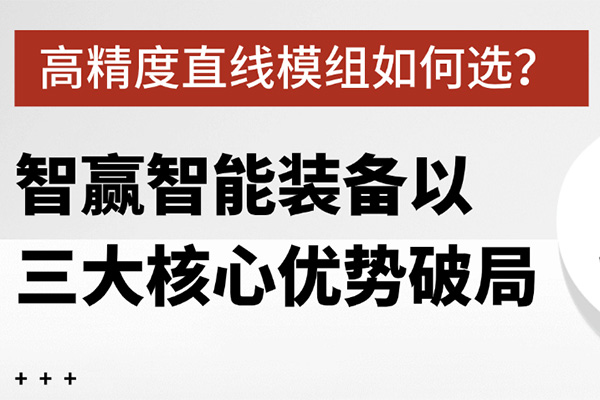 高精度直線模組如何選？智贏智能裝備以三大核心優(yōu)勢(shì)破局